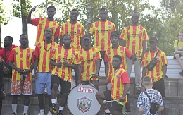 Иностранные студенты БГТУ посетили футбольный матч чемпионата Брянской области первого дивизиона